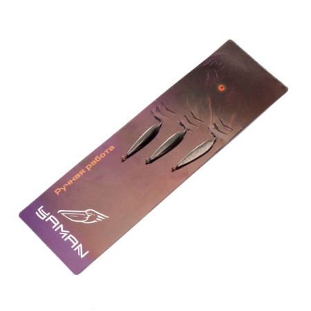 Vertical spinning "Yaman" leaflet, size 25 mm, 2.2 g, color nickel-4