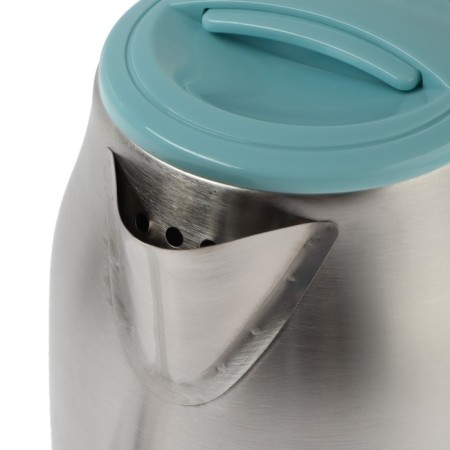 Electric kettle Energy E-202, metal, 1.8 l, 1500 watts, silver-blue-3