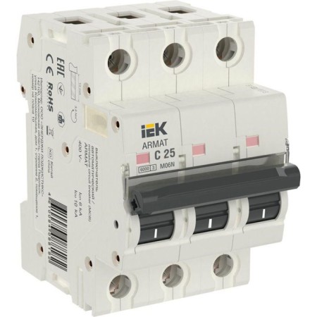 Circuit breaker automatic IEK AR-M06N-3-C025 3P, 25A,