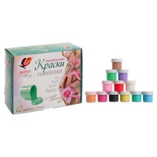 Acrylic paint, set of 12 colors x 20 ml, 