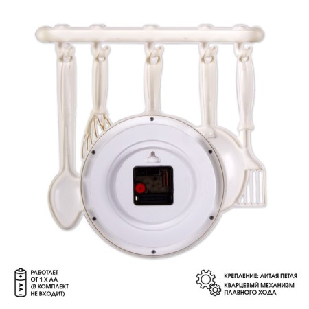 Watch Wall Interior "Slimoda", silent, 35 x 32.5 cm, aa-1
