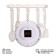 Watch Wall Interior "Slimoda", silent, 35 x 32.5 cm, aa