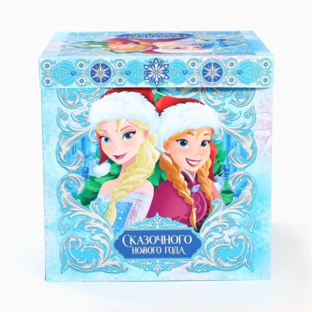 Gift Folder Fairy Tale New Year, 30x30x30 cm, cold heart-9
