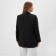 Jacket female double-breasted mist plus-size, size 56, black color