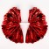 Pompom, red color