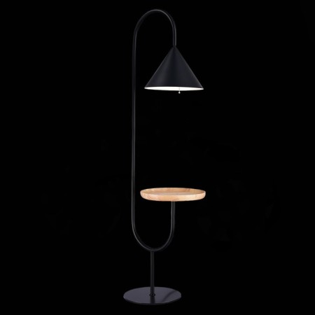 The floor lamp ST LUCE. SL1802.405.01. Amiro. 1x60 W, E27, 43x43x140 cm, black color-1
