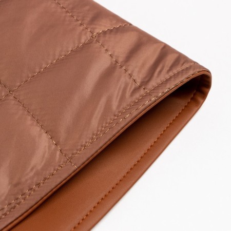 Women's scarf minku: casual collection brown color-6