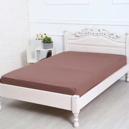 Bishop on the elastic band ATRA 140x200x20, MOKKO COMPOSE 120g/m, cotton