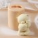 Silicone Mold "Bear with a gift" silicone 8x5.5x5 cm