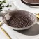 Porcelain deep -porcelain Natur Sand, 500 ml, D = 20 cm, brown color