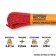 Paracord 275 reflective, nylon, red, d - 2.2 mm, 10 m