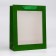 Packet Holography with a window, "green", m 32 x 25.5 x 11 cm