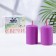 Set of candles-stolbiks 2 pcs, 4x6 cm, violet