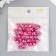 Beads for creativity Plastic "Balls Shadow bright pink" set 20 g d = 1 cm