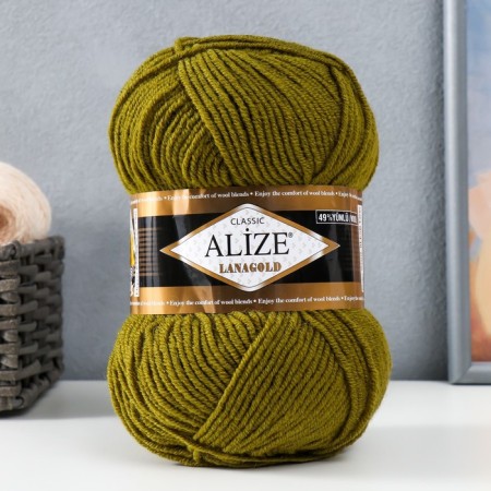 Yarn "Lanagold" 51% acrylic, 49% wool 240m/100g (758)