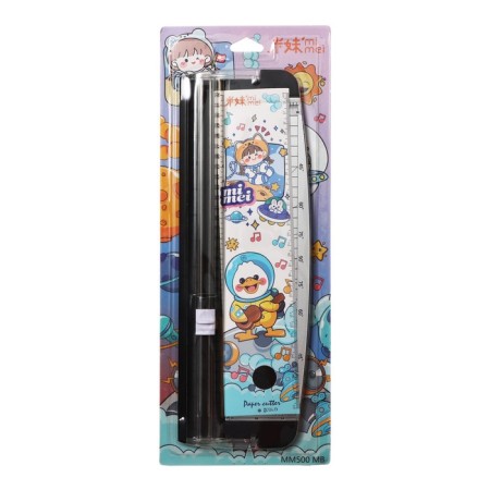 A4 paper roller cutter, up to 3 sheets, safe blade, cut length 320 mm, in a package, mix-5