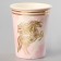 Paper glasses "Golden Unicorn", 6 pcs.