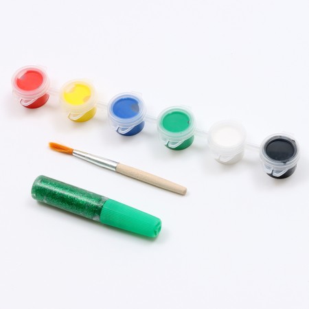 Christmas tree balls for coloring for the New Year “Wonderful Gift” ”, D = 7 cm, New Year's set for creativity-4