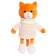 Soft toy "Cat Marta in felt boots and sweater", 25 cm