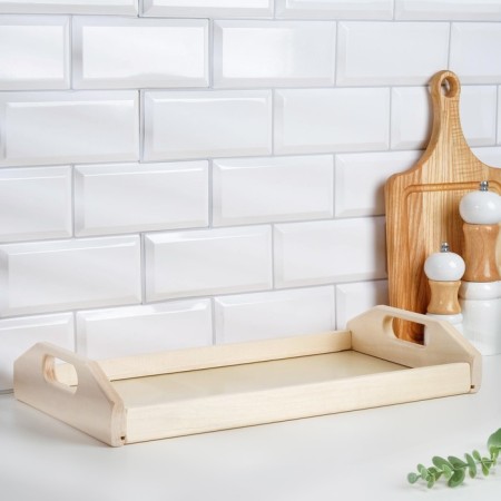 Wooden tray "country", array, 25 × 45 × 6.5 cm-3
