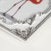 Photo frame plastic for metal 13x18 cm "Old frame" silver with white 20.7x15.2 cm