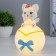 Nightlight "Fox on the Moon" LED 1W 3x LR44 white 10x10x16cm Risalux
