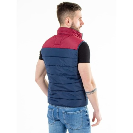 Male ise vest, size 50, dark blue color-1