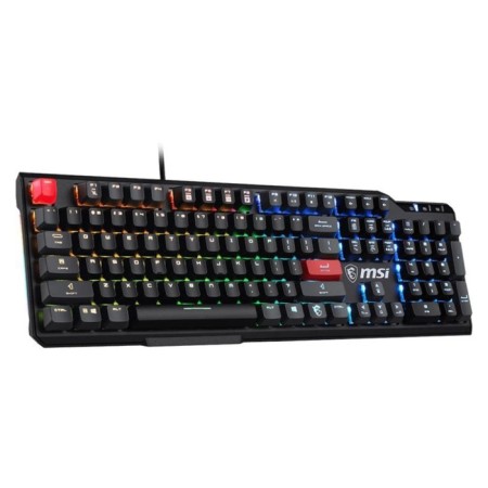 MSI VIGOR GK41 DUSK LR RU Keyboard Mechanical Black/Gray USB Multimedia for Gamer LED 106689-2