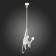 Suspension EVOLUCE. Sle115103-01. Tenato. 1x60 W, E27, 28x28x68 cm, white color