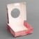 Box Gift team with a window, packaging, "gift for you", 10 x 10 x 3 cm