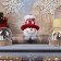LED figure "Snowman in the cylinder" 6 × 11 × 6 cm, textiles, batteries LR1130x3, glow warm white