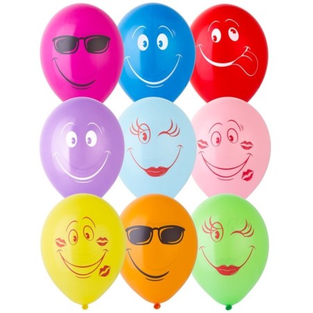 Shar Latex 14 "Smile", set of 50 pcs., Mix color