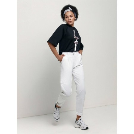 Jeans of trouser cut female Conte Elegant, size L, color White-2