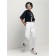 Jeans of trouser cut female Conte Elegant, size L, color White