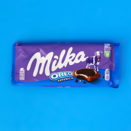 Chocolate tile Milka Oreo Sandwich, 92 g-1