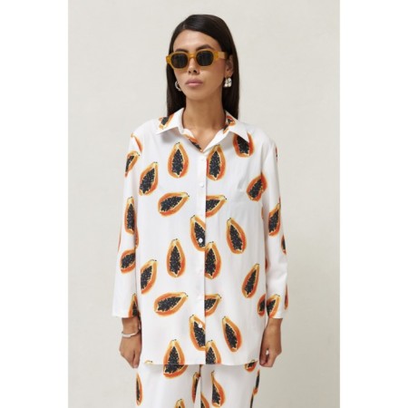 Female set: shirt, trousers, size 54-2