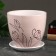 Flower Pot "Flowers" 5 l, white