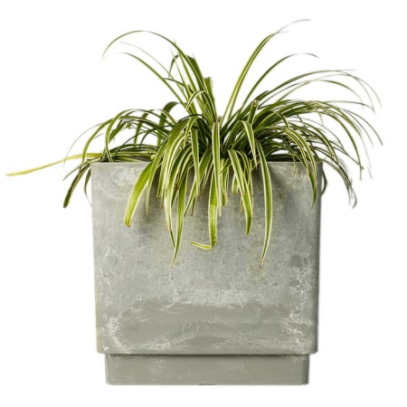Kashpo for flowers and plants, light charcoal 20x20x20cm, 6.5l-2