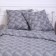 Bed linen 2SP Illusion Gray, 175x210cm, 175x210cm, 70x70cm 2pcs, calico, 120g/m, 100% cotton