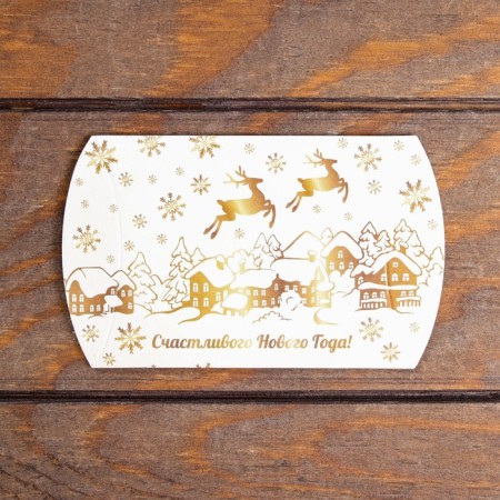 Folding box "Snow Deer" 11 x 8 x 2 cm-2