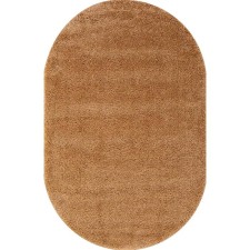 Oval carpet Merinos Shaggy Ultra, size 150x230 cm, color Dark Beige
