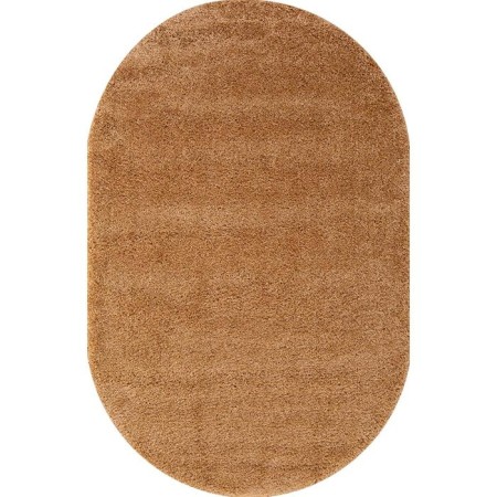 Oval carpet Merinos Shaggy Ultra, size 150x230 cm, color Dark Beige