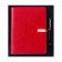 Organizer on the rings, PVC, A5.140 liters, cage, with a pen, gifts. Box, flash drive, charging red