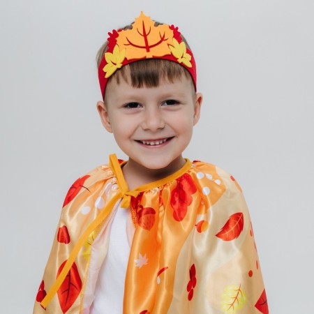 Carnival set "Autumn Prince": a cloak and a bandage-4