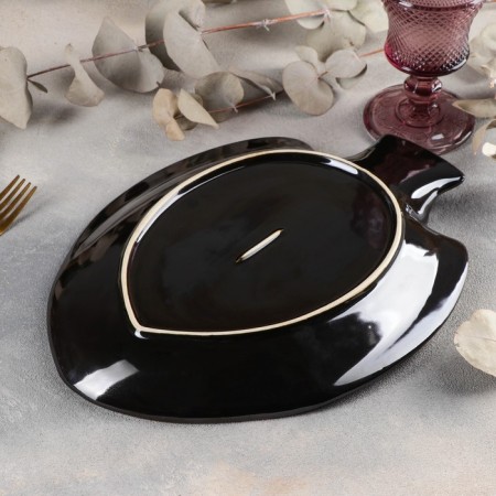 Ceramic serving "Fish", 31.5 × 24 cm-2