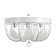 Chandelier 55582/400 CR chrome 4x40W E14 LED PDD 40x40x21cm