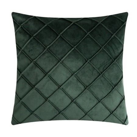 Pillowess decorative Ethel "Solo", emerald color, size 43x43 cm
