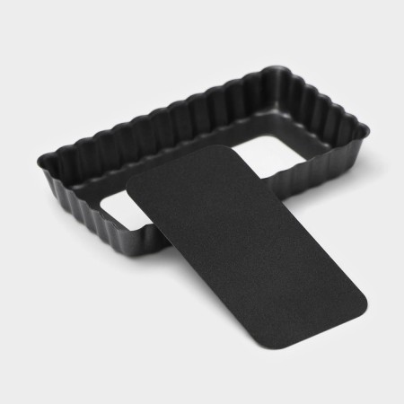 Baking uniform "Called rectangle", 12 × 6.5 cm, removable bottom, anti -stick coating, black color-3