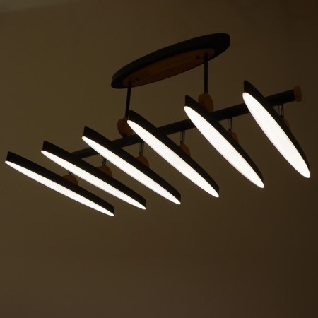 Chandelier 1691/6 LED 168W 3000-6000K Dimmer gray 85x50x40 cm Bayerlux-5
