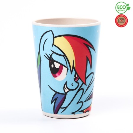 Children's glass, bamboo "Rainbow Dash", My Little Pony-1